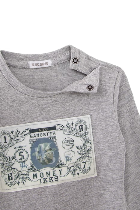 BABY BOYS’ GREY T-SHIRT WITH LENTICULAR IMAGE 3