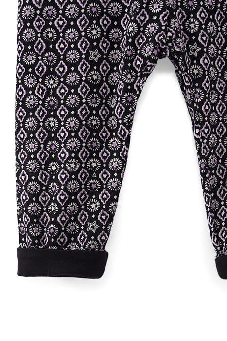 BABY GIRLS’ ROCK PRINT/BLACK REVERSIBLE LEGGINGS 6