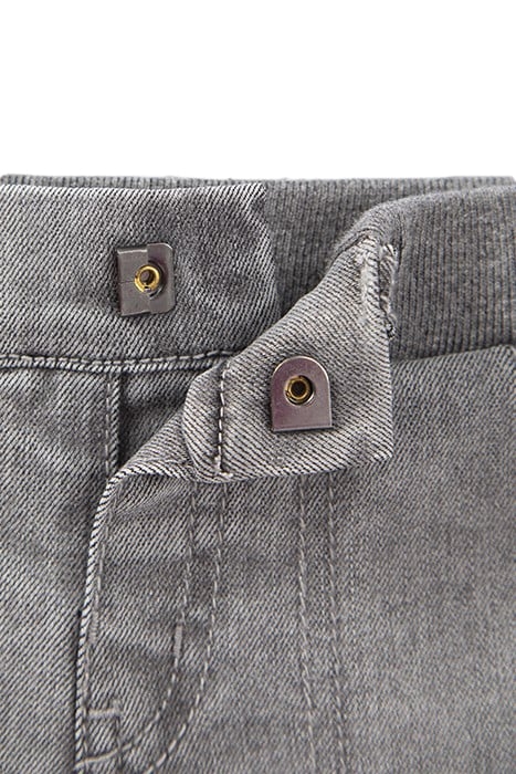 BABY BOYS’ GREY COMBAT JEANS WITH RIBBED WAISTBAND 6