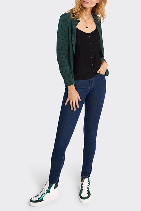 IMPERIAL GREEN WAVE PRINT SHIRT 3