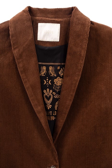 CHESTNUT CORDUROY SUIT JACKET 8