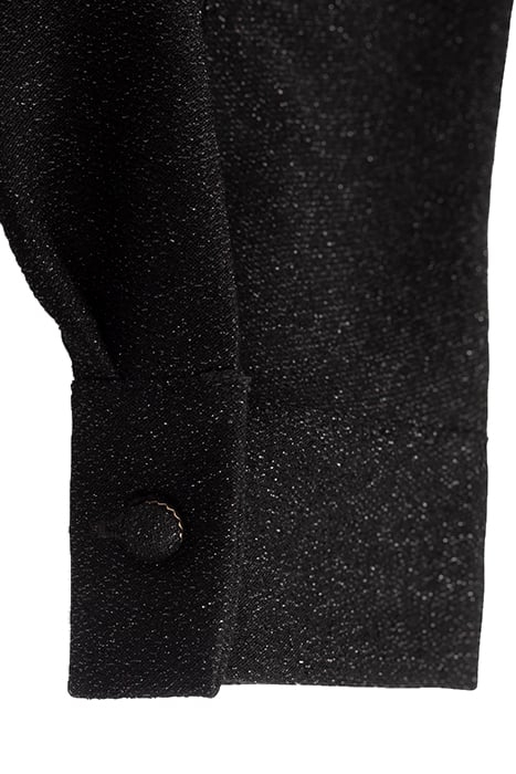 BLACK SHINY KNIT DRESS 8