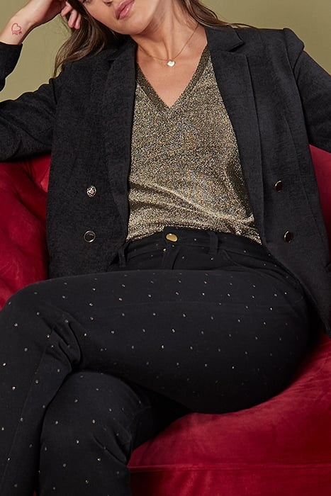 BLACK DOUBLE-BREASTED SUIT JACKET 5