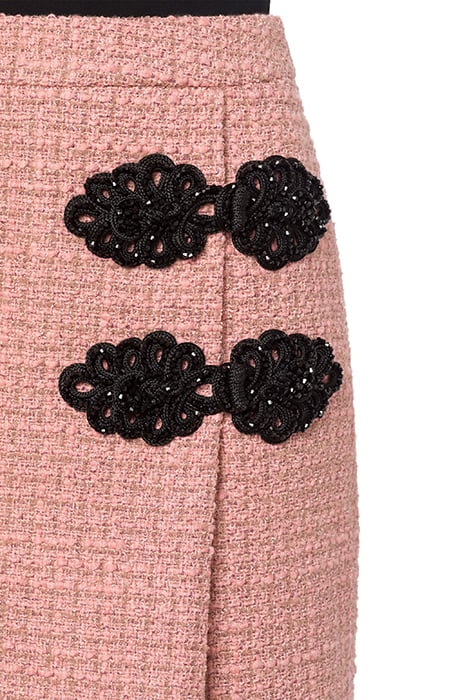 WOVEN SKIRT WITH TOGGLES PINK 4