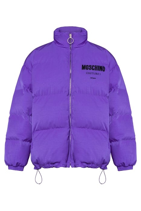 VINYL MOSCHINO COUTURE TECHNICAL NYLON DOWN JACKET PURPLE 3