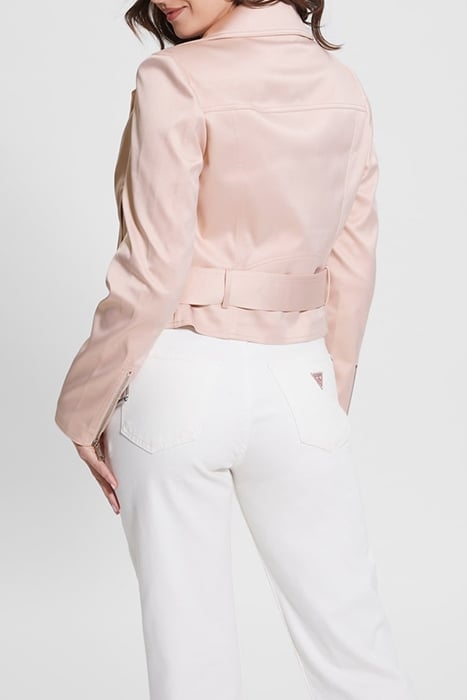 LUNA BELTED CROPPED DOLLY PINK 2