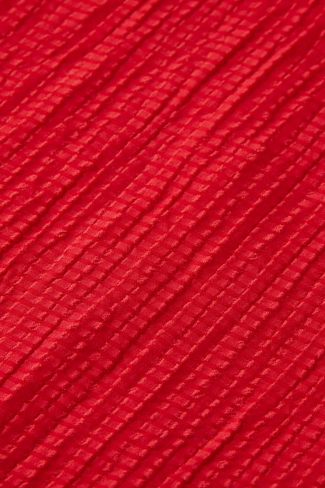 V-NECK TOP LIPSTICK RED 8