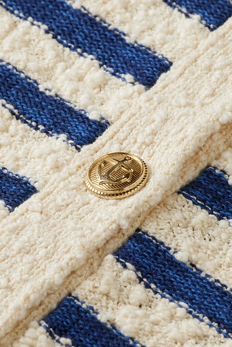 TEXTURED BRETON STRIPE CARDIGAN BRETON STRIPE 7