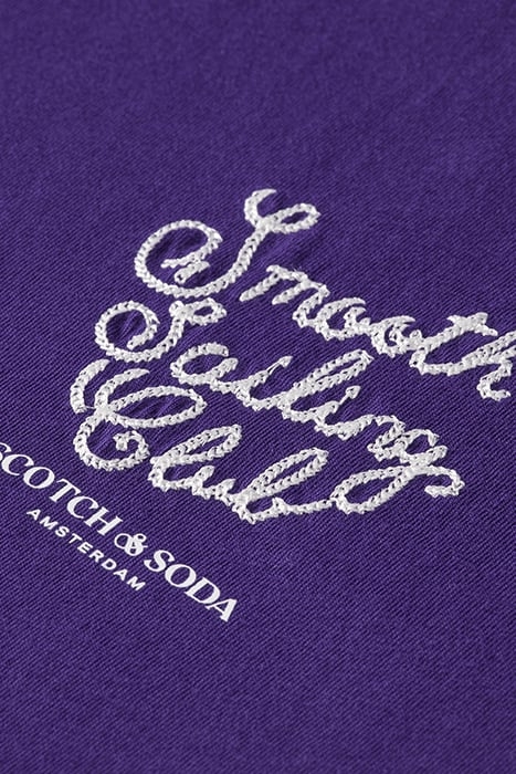 BANDANA RELAXED FIT T-SHIRT AUBERGINE 4