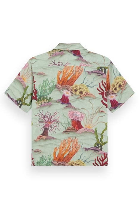 LINEN VISCOSE AOP CORAL REEF AOP 5