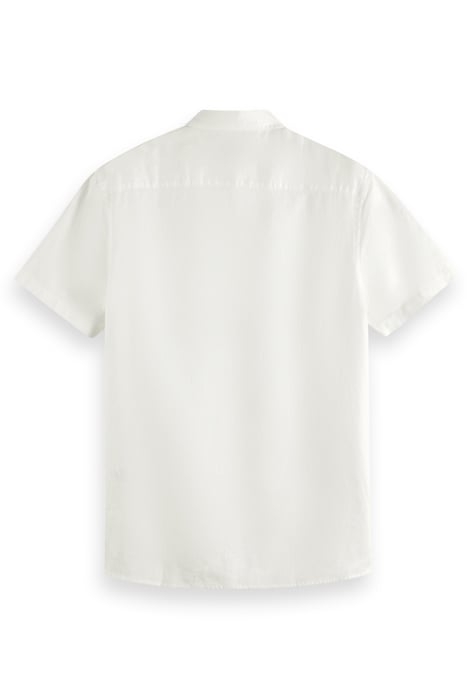SHORT SLEEVE LINEN SHIRT WHITE 2