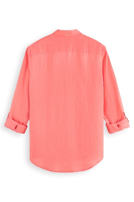 LINEN SHIRT WITH ROLL-UP CORAL REEF 2