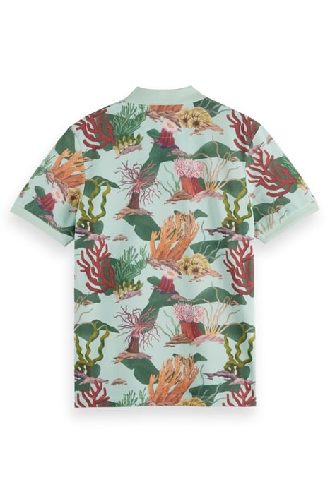 CORAL REEF CAMO PRINT POLO CAMO CORAL AOP 2