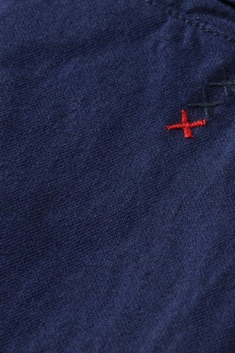 FAVE- COTTON/LINEN TWILL BERMU NAVY 8