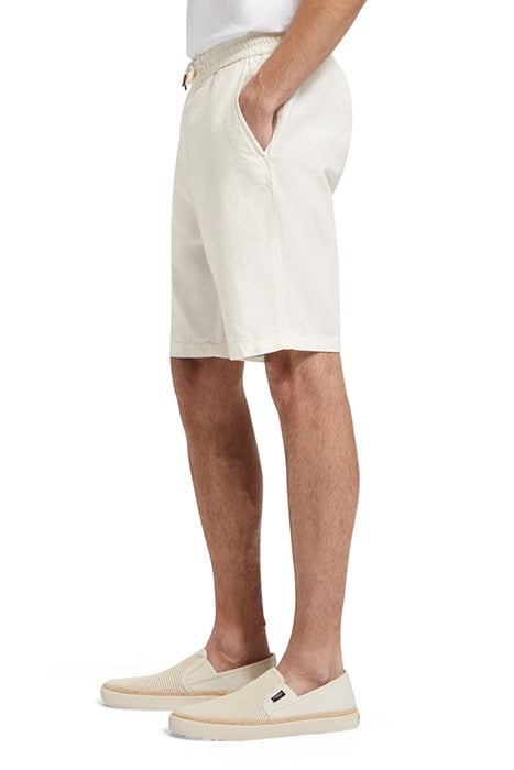 FAVE- COTTON/LINEN TWILL BERMU SHELL 6