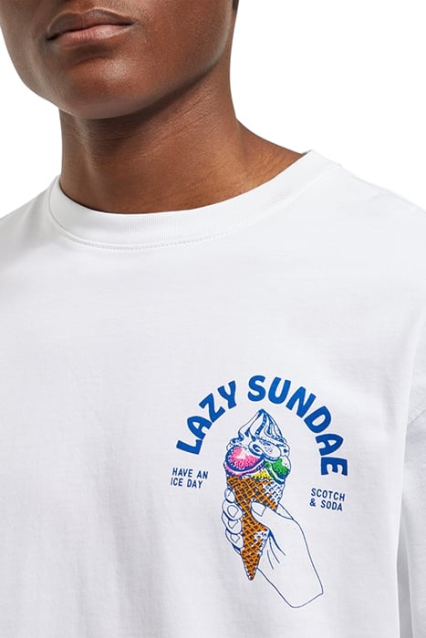 FRONT BACK ARTWORK T-SHIRT WHITE 7