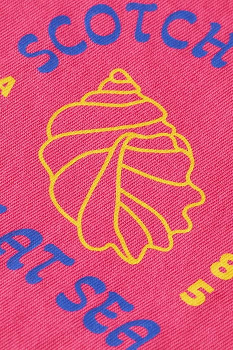 LEFT CHEST ARTWORK T-SHIRT TROPICAL PINK 3