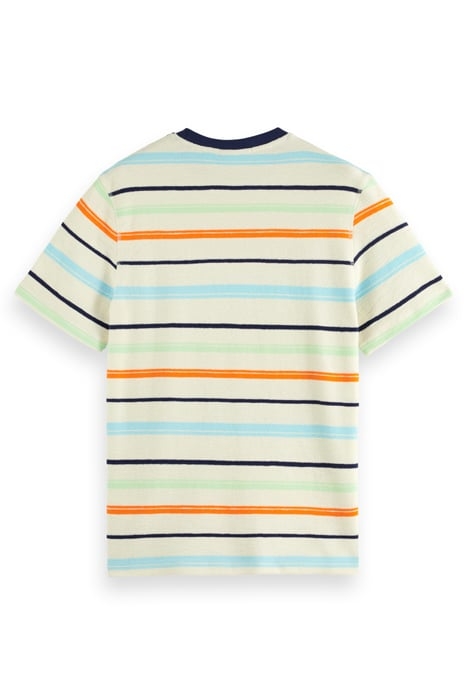 STRUCTURED STRIPED T-SHIRT MULTICOLOUR STRIPE 2
