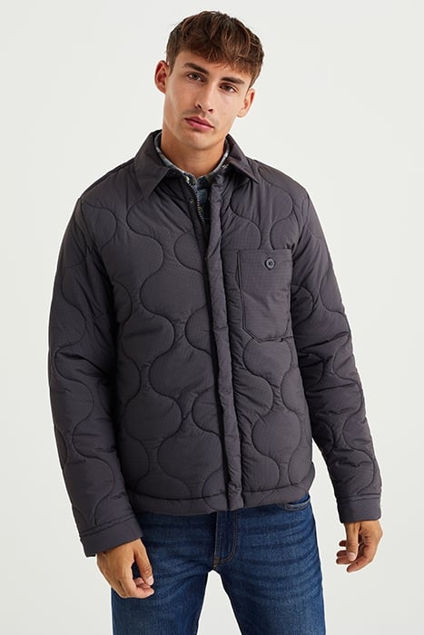 JACKET NORMAL LENGTH DARK GREY 1