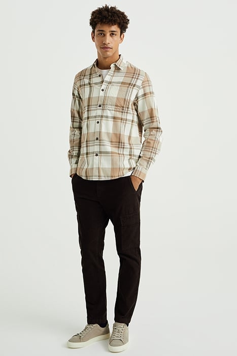 CARGO PANTS DARK BROWN 3