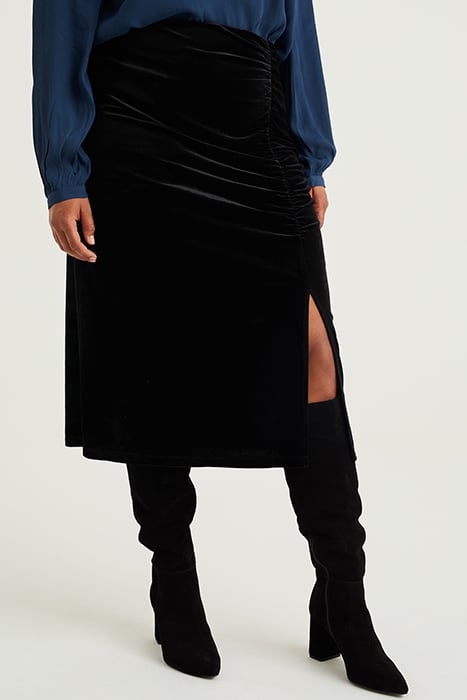 SKIRT MEDIUM LENGTH BLACK 1