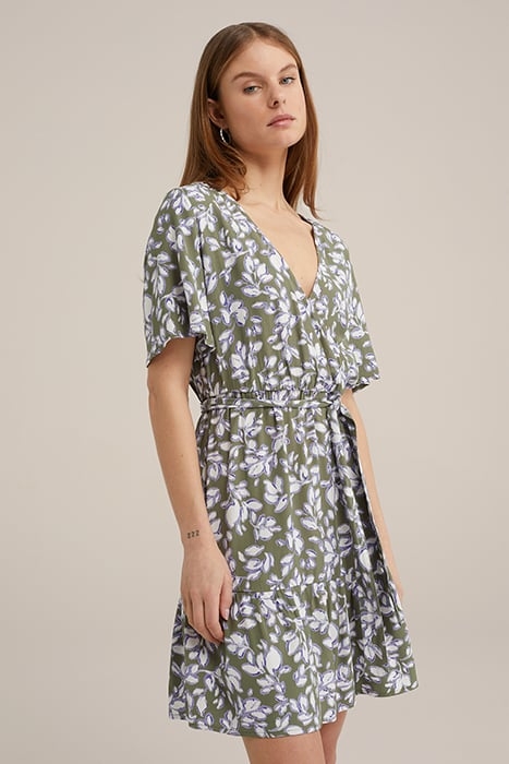 DRESS SHORT OLIVE GREEN 4