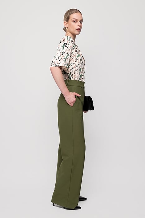 DRAPE NECK SHOULDER PAD BEIGE/MOS 5