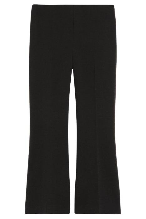 CROPPED KICK PANT IN DOUBLE WEAVE BLACK 3