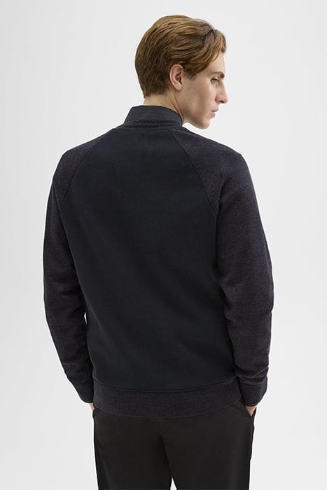 SCUBA-WOOL COMBO SWEATSHIRT BLACK 2
