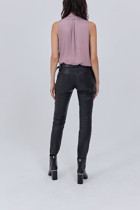 LAVENDER FLOWING TOP WITH NECK TIE LAVANDE 4