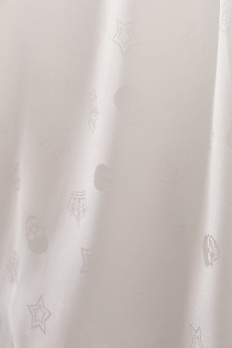 ECRU ROCK MOTIF JACQUARD BLOUSE OFF-WHITE 8