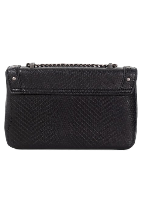 GIRLS’ BLACK EMBOSSED PYTHON-LOOK BAG BLACK 2