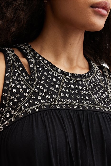 ARIZONA EMB DRESS BLACK 6