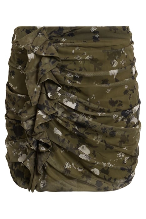GLORIA KORA SKIRT KHAKI GREEN 4