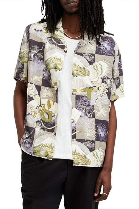 SEBASTIAN SS SHIRT MILKY GREY 1