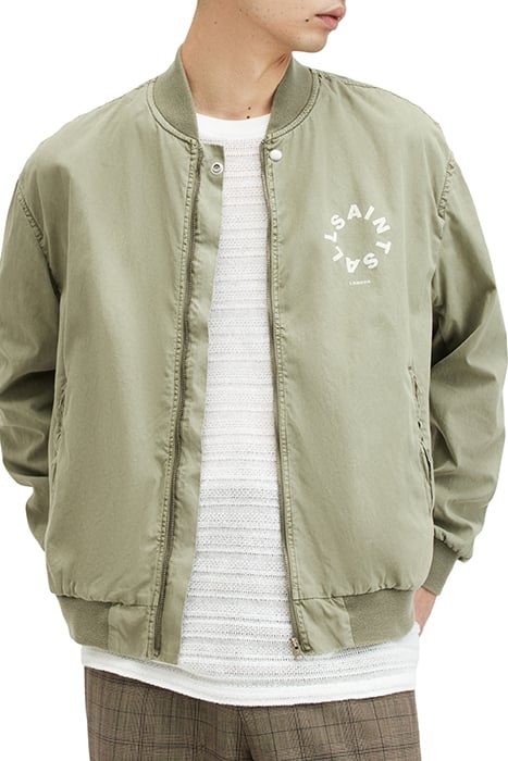 TIERRA FADED BOMBER HERB GREEN 1