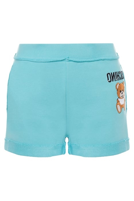 INSIDE OUT TEDDY BEAR FLEECE SHORTS BLUE 3
