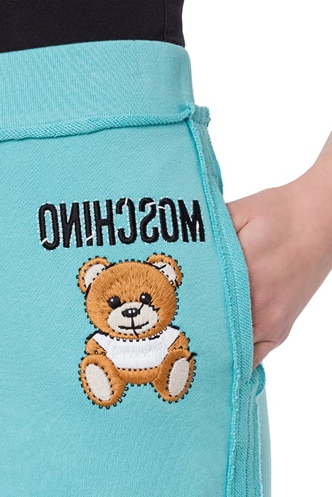 INSIDE OUT TEDDY BEAR FLEECE SHORTS BLUE 4