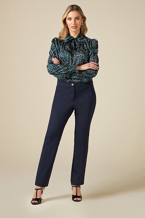 MILANO-STITCH SKINNY TROUSERS BLUE 1