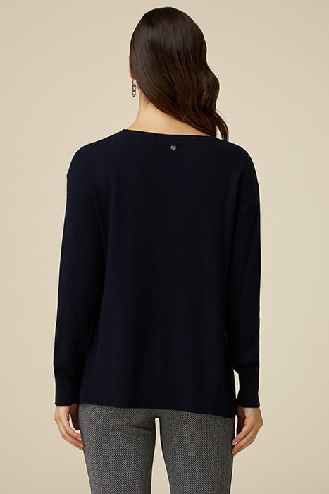 Wool blend sweater with crystals 2