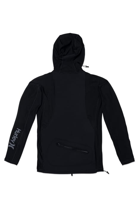 COAST GUARD HOODED SURF TOP BLACK 4