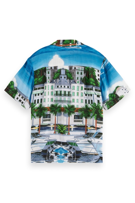 PLACED ARTWORK SHORT-SLEEVED SHIRT PLACED SCENERY 2