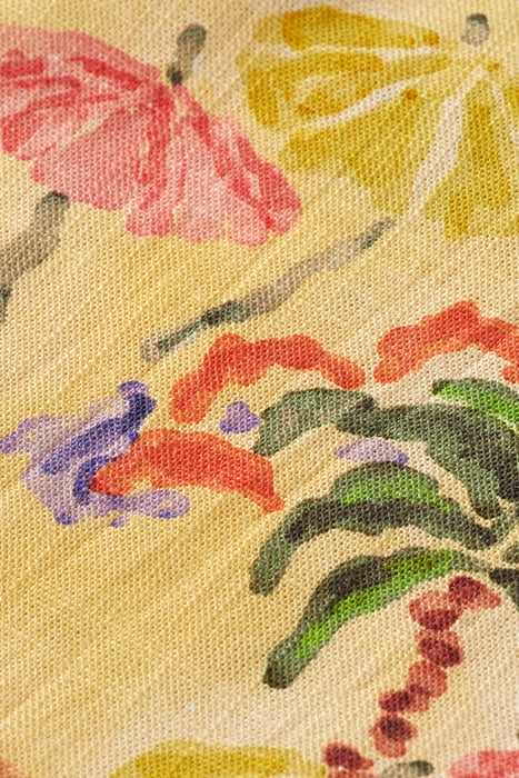 ALL-OVER PRINTED LINEN SHORTS SUNSHINE SURF 3