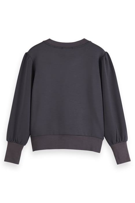 RUCHED YOKE SEAM MODAL SWEATSHIRT ANTRA 5
