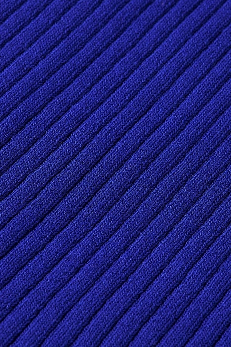 TIE BACK KNITTED TANK ELECTRIC BLUE 3