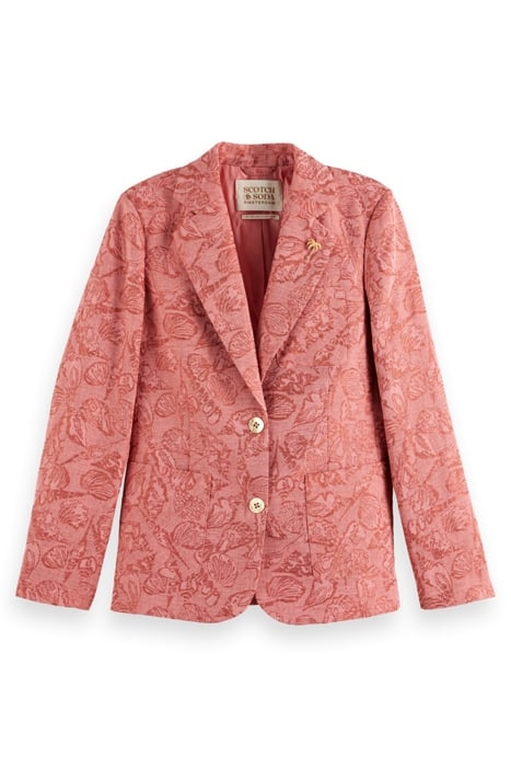 SHELL JACQUARD SB BLAZER SHELL BATIK TERRACOTTA 1
