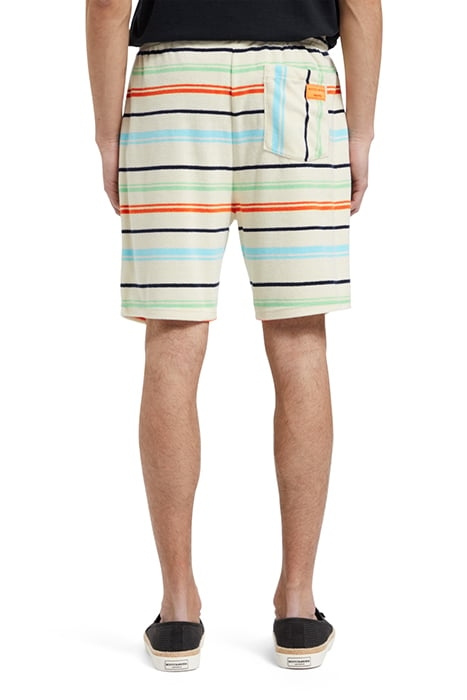 TOWELLING SWEATSHORTS MULTICOLOUR STRIPE 2