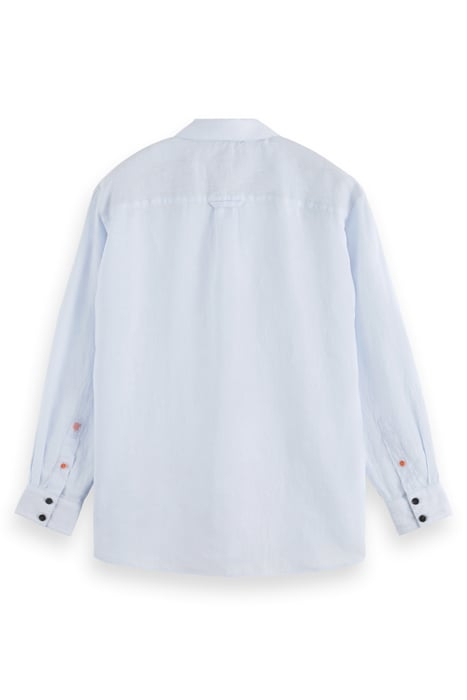 OVERSIZED LINEN FIT SHIRT SHIRT BLUE 2