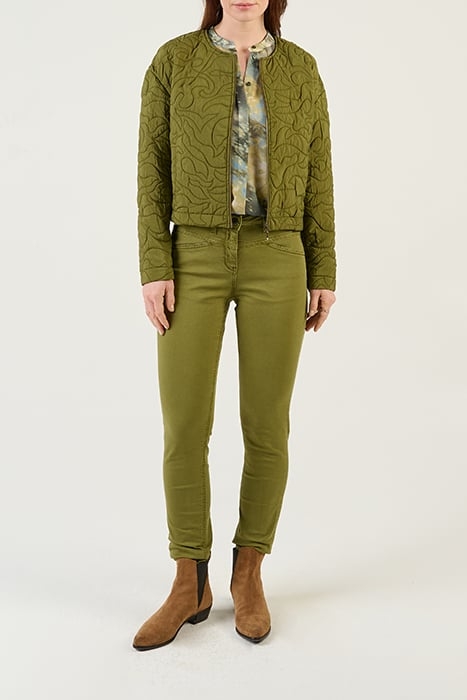 TROUSER WOVEN LONG 2400183 AVOCADO 1