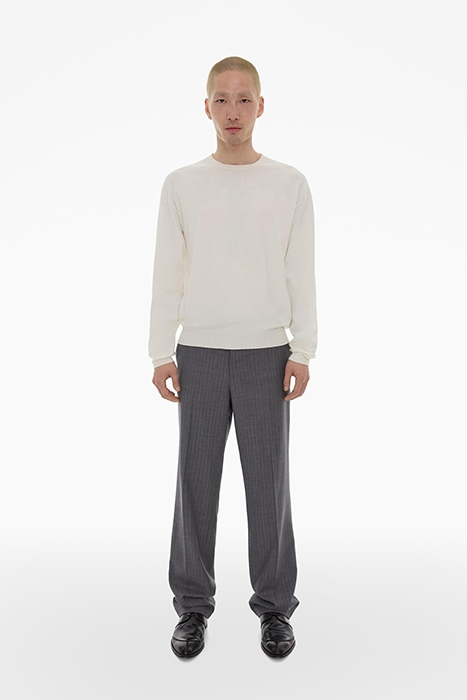 FINE GAUGE CREW VISCOSE, THERMOPLASTIC PO IVORY 3